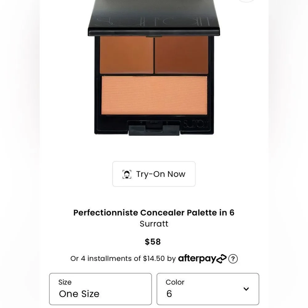 - SURRATT Perfectionniste Concealer Palette $58 3, 5, and 6 NIB